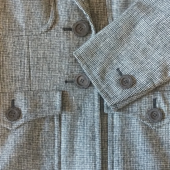 YSL wool blazer in black/white houndstooth - Picture 9 of 12